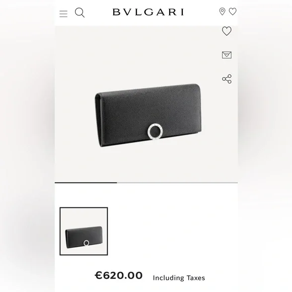 BVLGARI Long Leather Wallet Full Inclusion - Picture 15 of 15